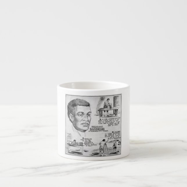 Benjamin Banneker: Black Scientist & Revolutionary Espresso Cup (Front)