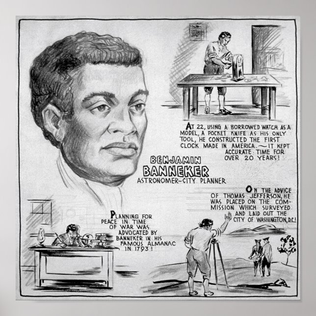 Benjamin Banneker: Black Scientist & Revolutionary Poster (Front)