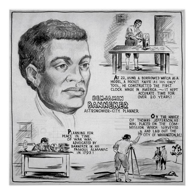 Benjamin Banneker: Black Scientist & Revolutionary Poster (Front)