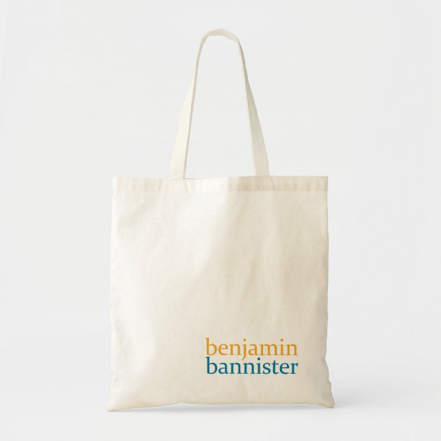 Benjamin Bannister Tote Bag (Front)