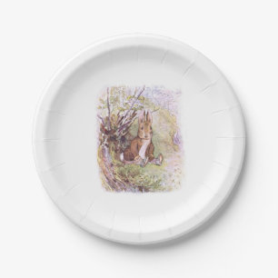 Benjamin Bunny (by Beatrix Potter) Paper Plate
