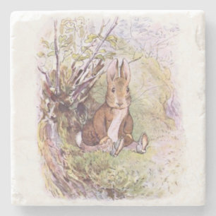 Benjamin Bunny (by Beatrix Potter) Stone Coaster