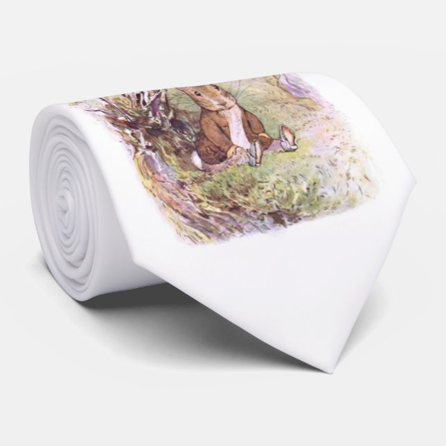 Benjamin Bunny (by Beatrix Potter) Tie (Rolled)