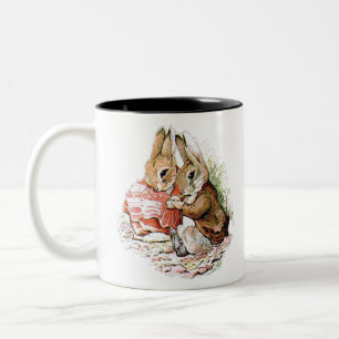 Benjamin Bunny stumbled upon Peter Rabbit Two-Tone Coffee Mug