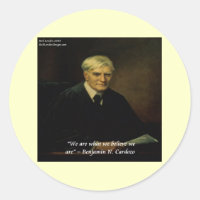 Benjamin Cardozo "Who We Are" Quote