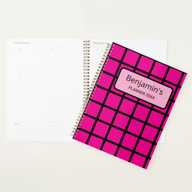 Benjamin customizable planner (Display)