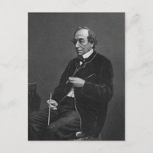 Benjamin Disraeli Postcard