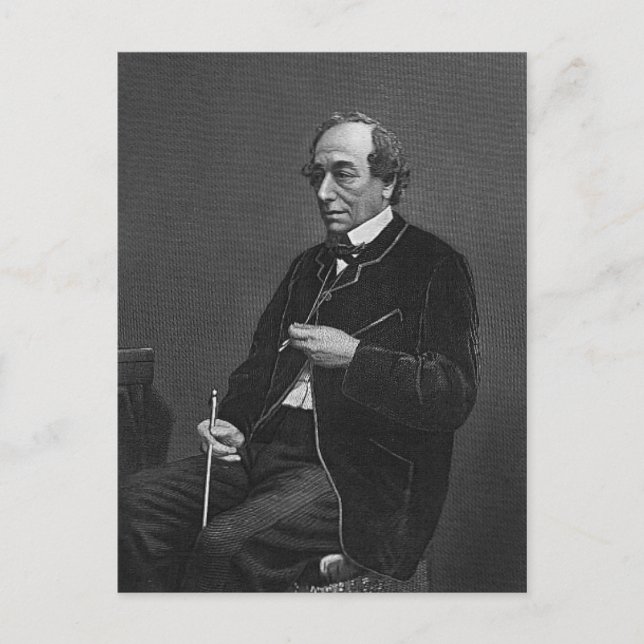 Benjamin Disraeli Postcard (Front)