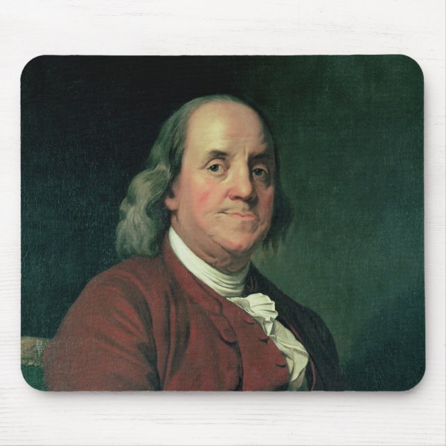 Benjamin Franklin, 1782 Mouse Pad (Front)