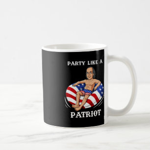 Benjamin Franklin 4th Of July USA Patriot Fun Coffee Mug