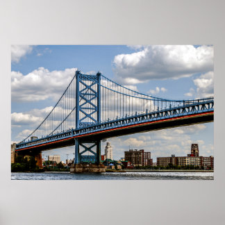 Benjamin Franklin Bridge, Philadelphia, PA Poster
