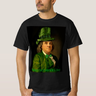 Benjamin Franklin Clover St Patrick's Day T-Shirt