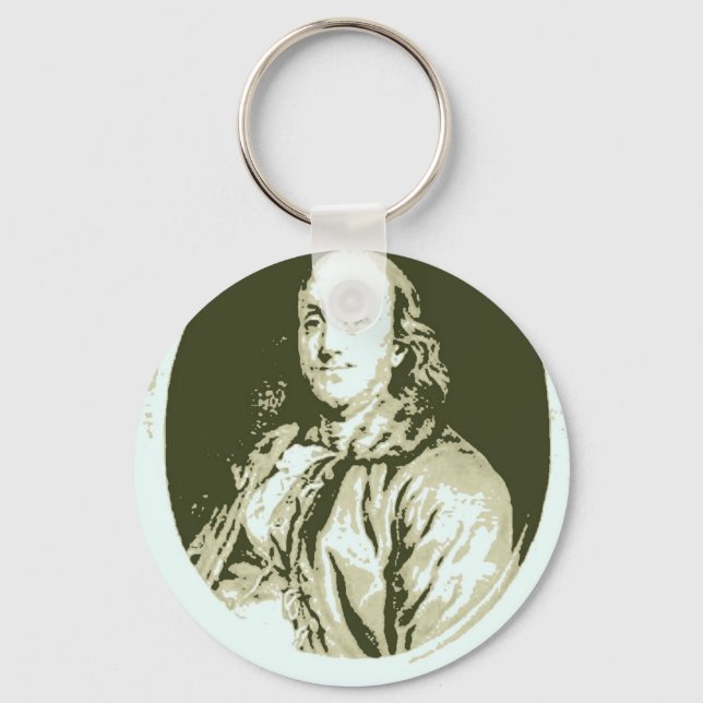 Benjamin Franklin Key Ring (Front)