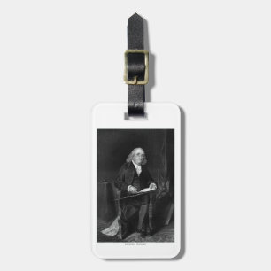 Benjamin Franklin Luggage Tag