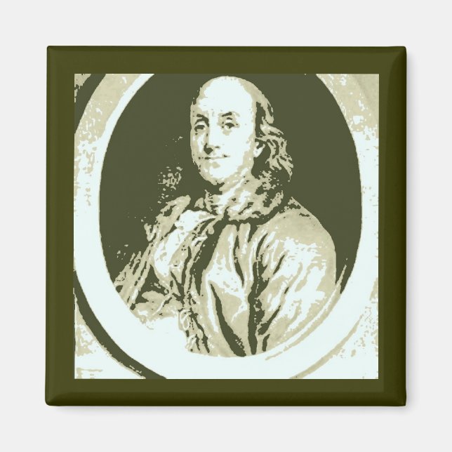 Benjamin Franklin Magnet (Front)