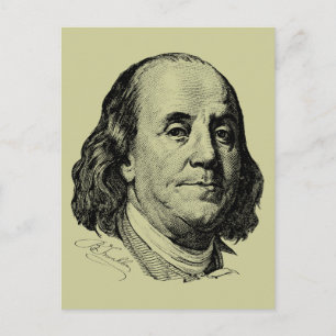 Benjamin Franklin Postcard