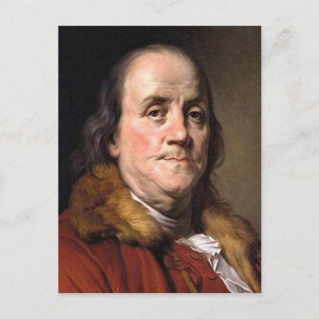 Benjamin Franklin Postcard (Front)