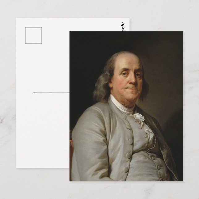 Benjamin Franklin Postcard (Front/Back)