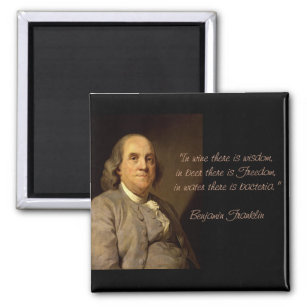 Benjamin Franklin Quotes Magnet