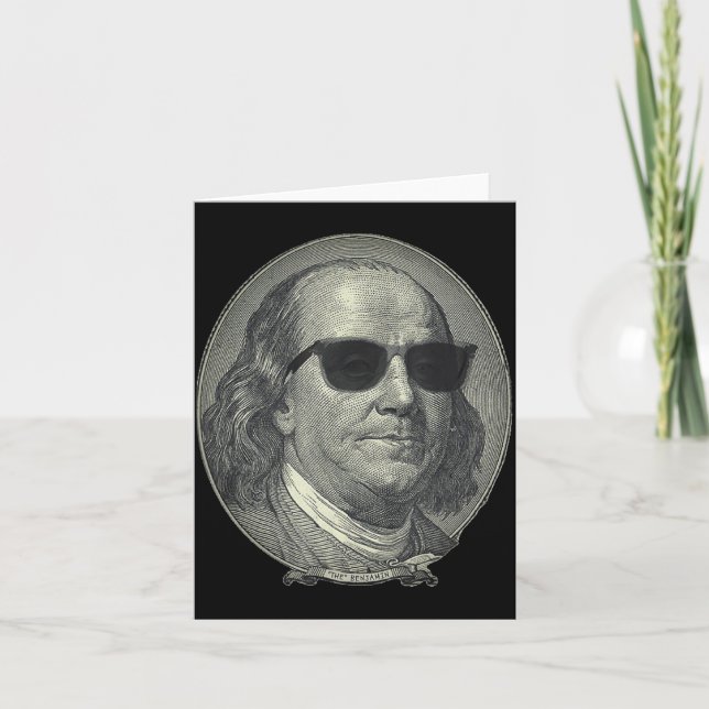 Benjamin Franklin The Benjamin Its All About  Card (Front)