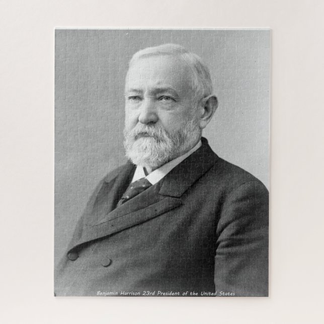 Benjamin Harrison 23rd President of America. Jigsaw Puzzle (Vertical)