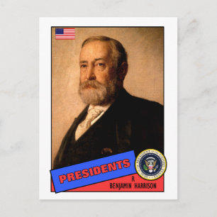 Benjamin Harrison Baseball Card