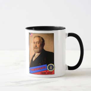 Benjamin Harrison Baseball Card Mug