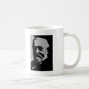 Benjamin Harrison silhouette Coffee Mug