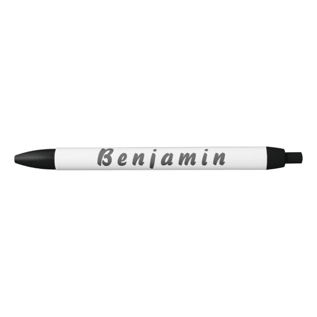 Benjamin Kugelschreiber Black Ink Pen (Front)