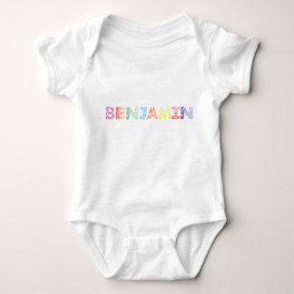 Benjamin Letter Name Baby Bodysuit