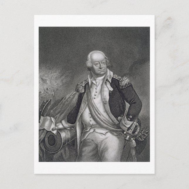 Benjamin Lincoln (1733-1810) (engraving) Postcard (Front)