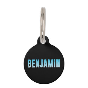 Benjamin name pet tag