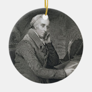 Benjamin Rush, engraved by Richard W. Dodson (1812 Ceramic Ornament