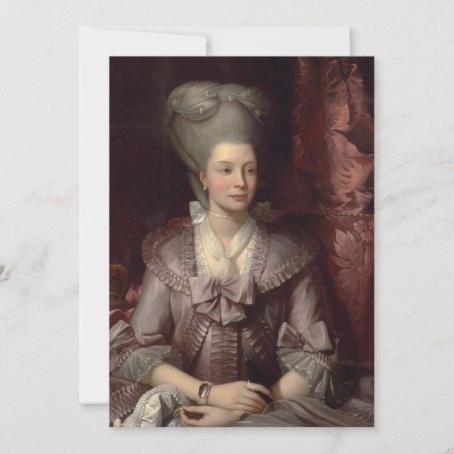 Benjamin West - Queen Charlotte Invitation (Front)