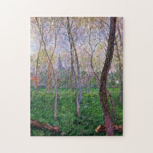 Bennecourt Monet Fine Art Jigsaw Puzzle (Vertical)