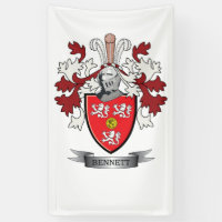 Bennett Family Crest Coat of Arms