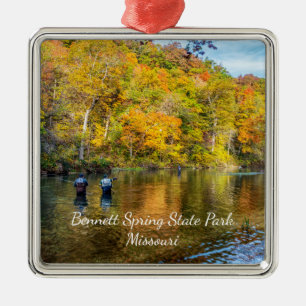 Bennett Spring Autumn Fishing Premium Ornament