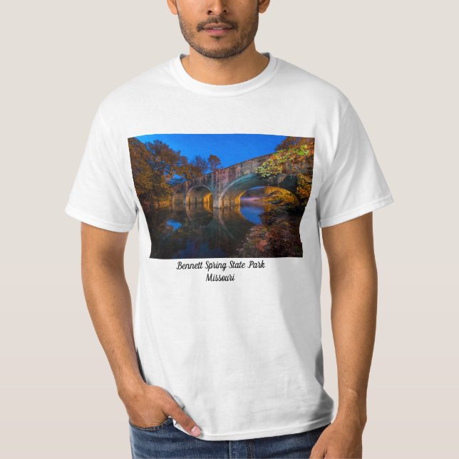 Bennett Spring Bridge Twilight T-Shirt (Front)