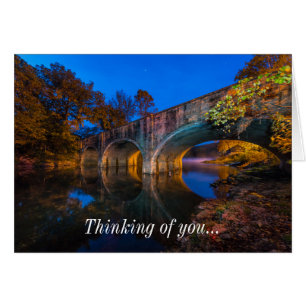 Bennett Spring Bridge Twilight Thinking Of U Card