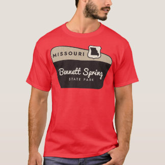 Bennett Spring State Park Missouri Welcome Sign T-Shirt