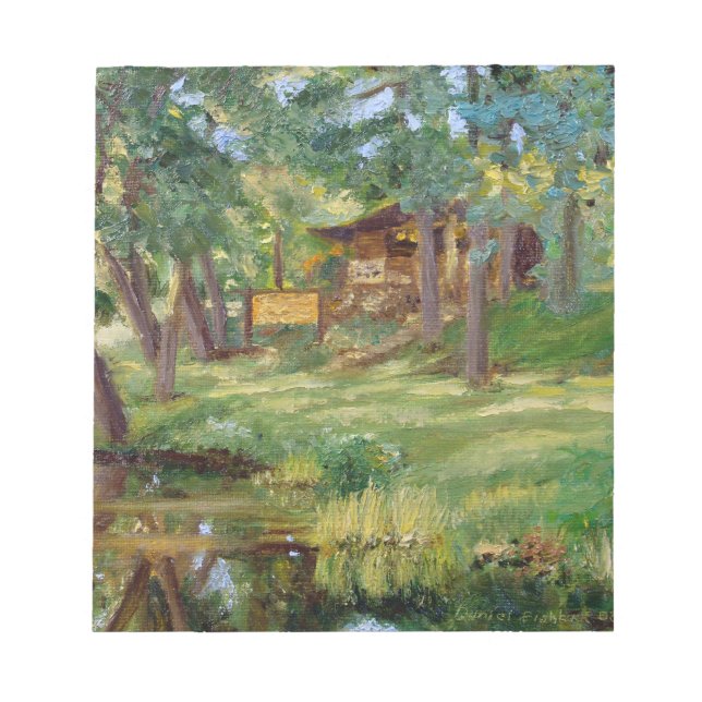 Bennett Springs Spring View Tackle Shop Painting Notepad (Front)