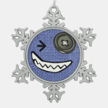 Bennettron Sherk Snowflake Christmas Ornament