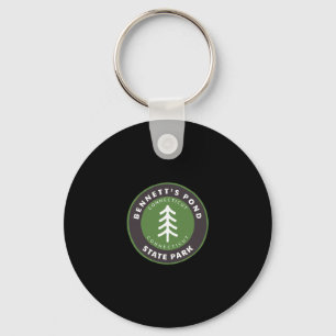 Bennett's Pond State Park Connecticut Ct Tree Badg Key Ring