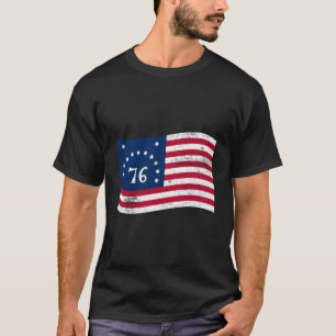 Bennington 76 American Flag €“ Historic Patriotic T-Shirt