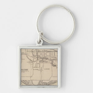 Bennington and Plan of Battleboro Key Ring
