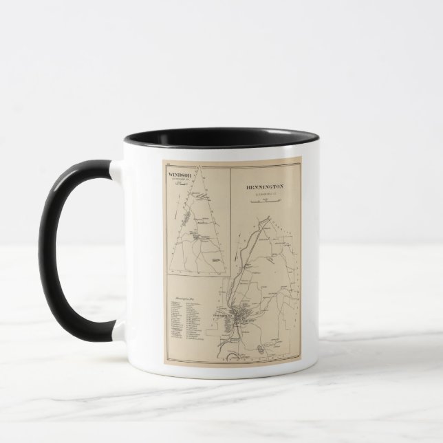 Bennington, Hillsborough Co Mug (Left)