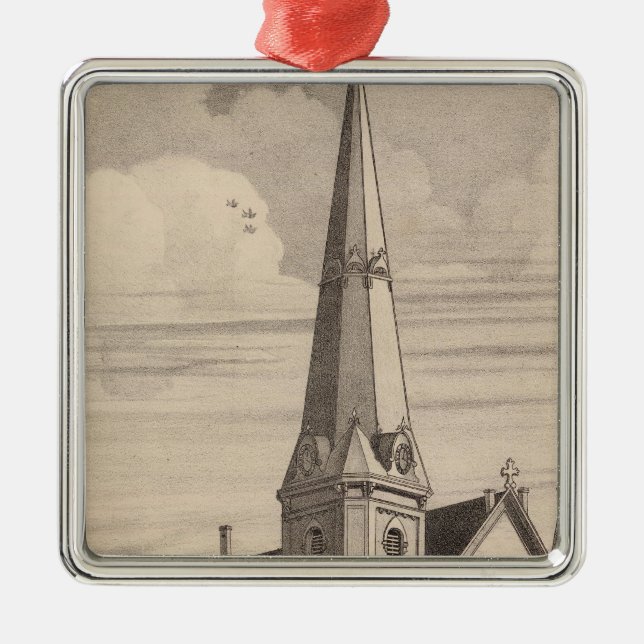 Bennington Vermont Metal Tree Decoration (Front)