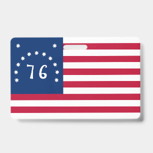Bennington's Banner: The 76 American Battle Flag ID Badge