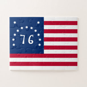 Bennington's Banner: The 76 American Battle Flag Jigsaw Puzzle