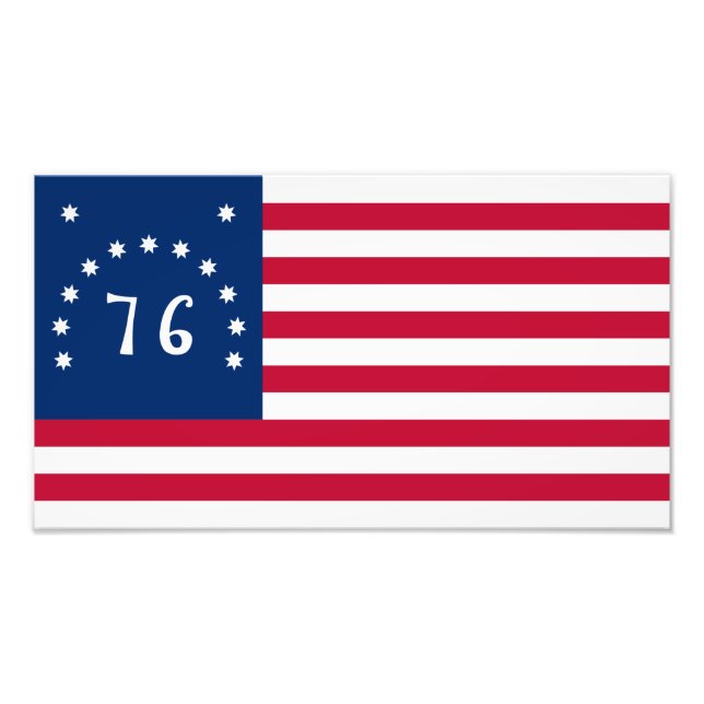Bennington's Banner: The 76 American Battle Flag Photo Print (Front)